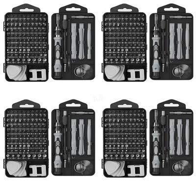 4PCS Precision Screwdriver Set Mini 138 in1 Multi-function Magnetic Repair Tool
