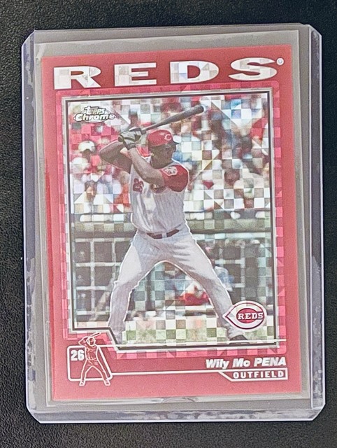 WILY MO PENA 2004 Topps Chrome Red Xfractor #357 Cincinnati Reds Print Run /61