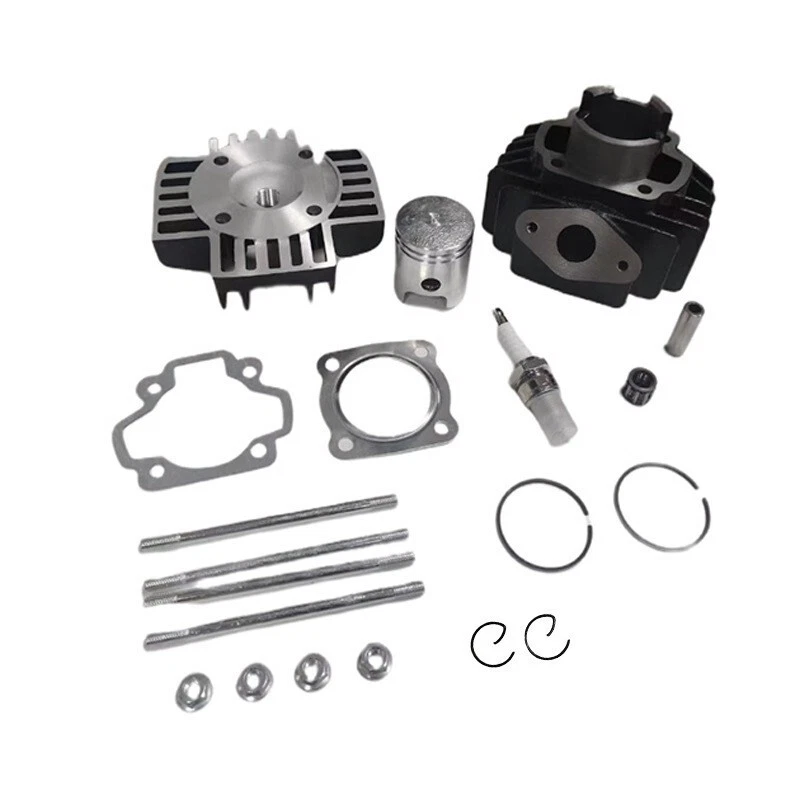 Kit de extremo superior de junta de culata de pistón de cilindro 60CC para Yamaha PW50 PY50 QT50 1981-2021 Foto 3 de 4