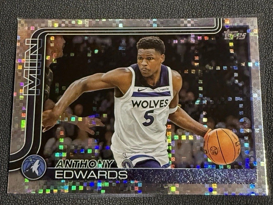 2025-26 TOPPS #108 ANTHONY EDWARDS, VICTORY , SP,  TIMBERWOLVES