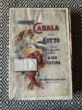 LA VERA CABALA DEL LOTTO, OVVERO L'UNICO INFALLIBILE MEZZO DI FAR FORTUNA, 1891