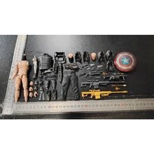 Nota Toys Winter Soldier 1/12 Body Gun Clothes Action Figure Accessories Toy