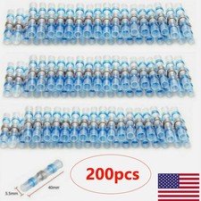 200Pcs Solderstick Waterproof Solder Wire Connector Kit Seal Butt Terminal US