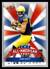 Jake Butt Michigan Wolverines 2017 Leaf Draft #AA-11 All-American