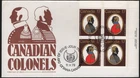 Can 819/820 - 1979 17c Canadian Colonels - UR CB FDC