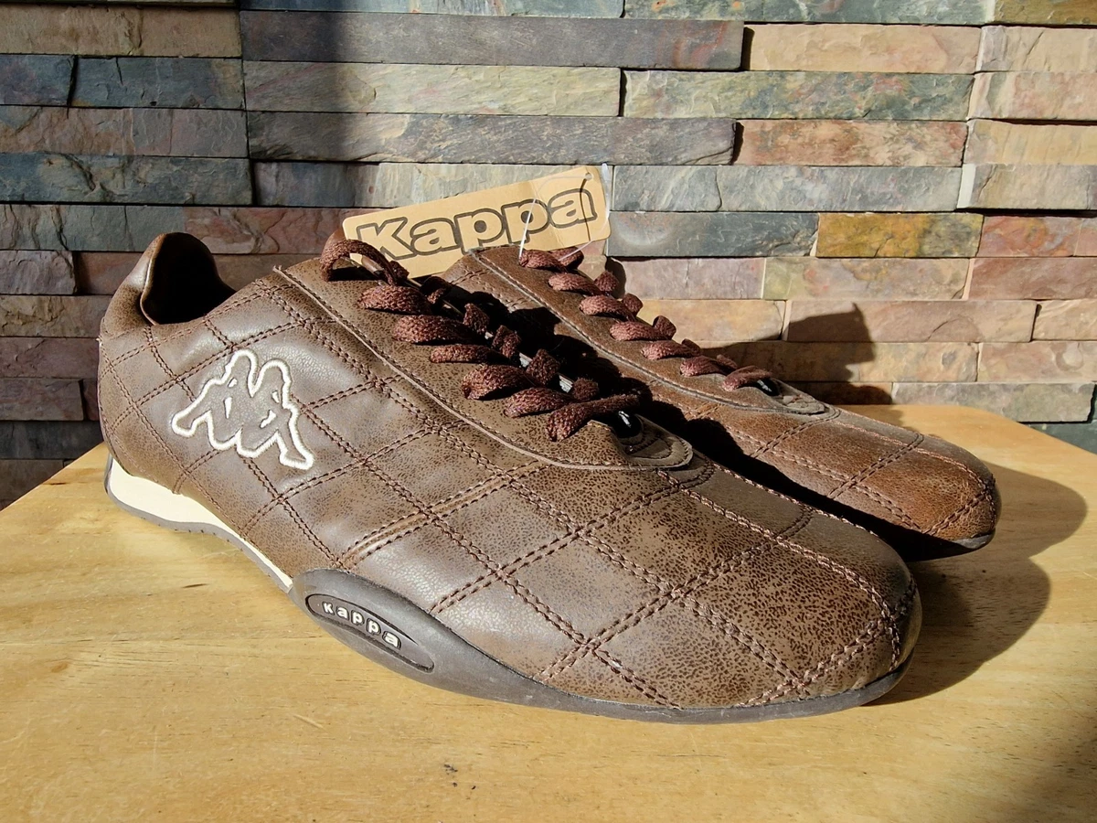 Baskets Kappa En Cuir Marron - Taille 46 EU (12 US) - Homme, Vintage Sportswear