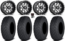 Fuel Nutz 14 Wheels Black 30 Coyote Tires Polaris Ranger Xp 91k