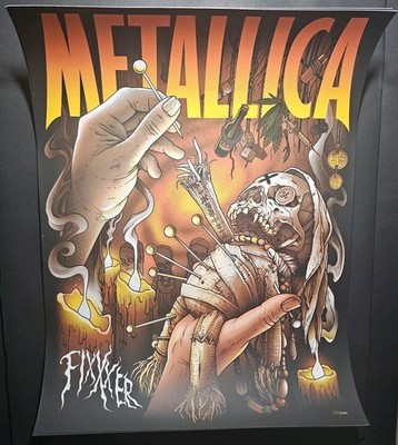 Metallica Fixxxer Non Foil Poster Andrew Cremeans /500 Load Limited Edition 