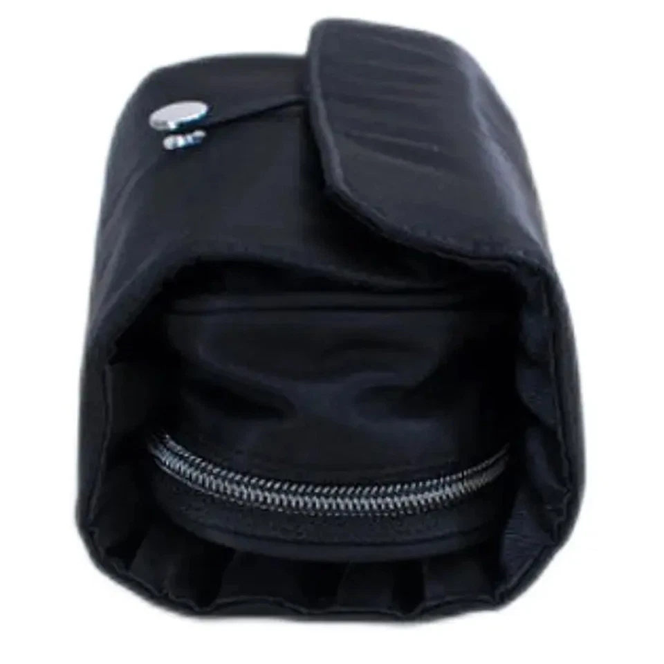 Organizador de brochas de maquillaje de gran capacidad con múltiples compartimentos y soporte para brochas Foto 2 de 4