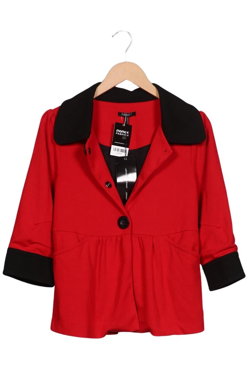 APART Jacke Damen Anorak Jacket Kurzmantel Gr. 36 Rot #uhu8czy