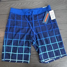 Old Navy Men  s 32 Swim Shorts Trunks At Knee UPF40 Protection Flex New