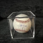 CC Sabathia Signed Major League Autographed Baseball 52 No COA Case Included