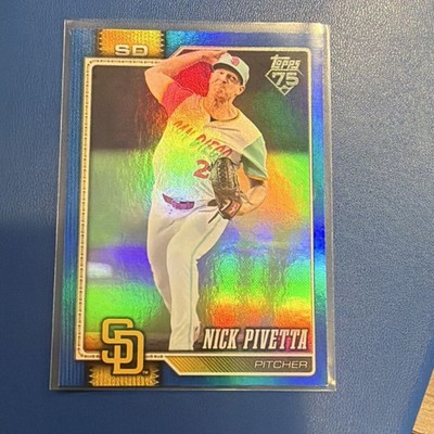 Topps 2026 Series One Nick Pivetta #9 Blue /150 San Diego Padres Serial Numbered