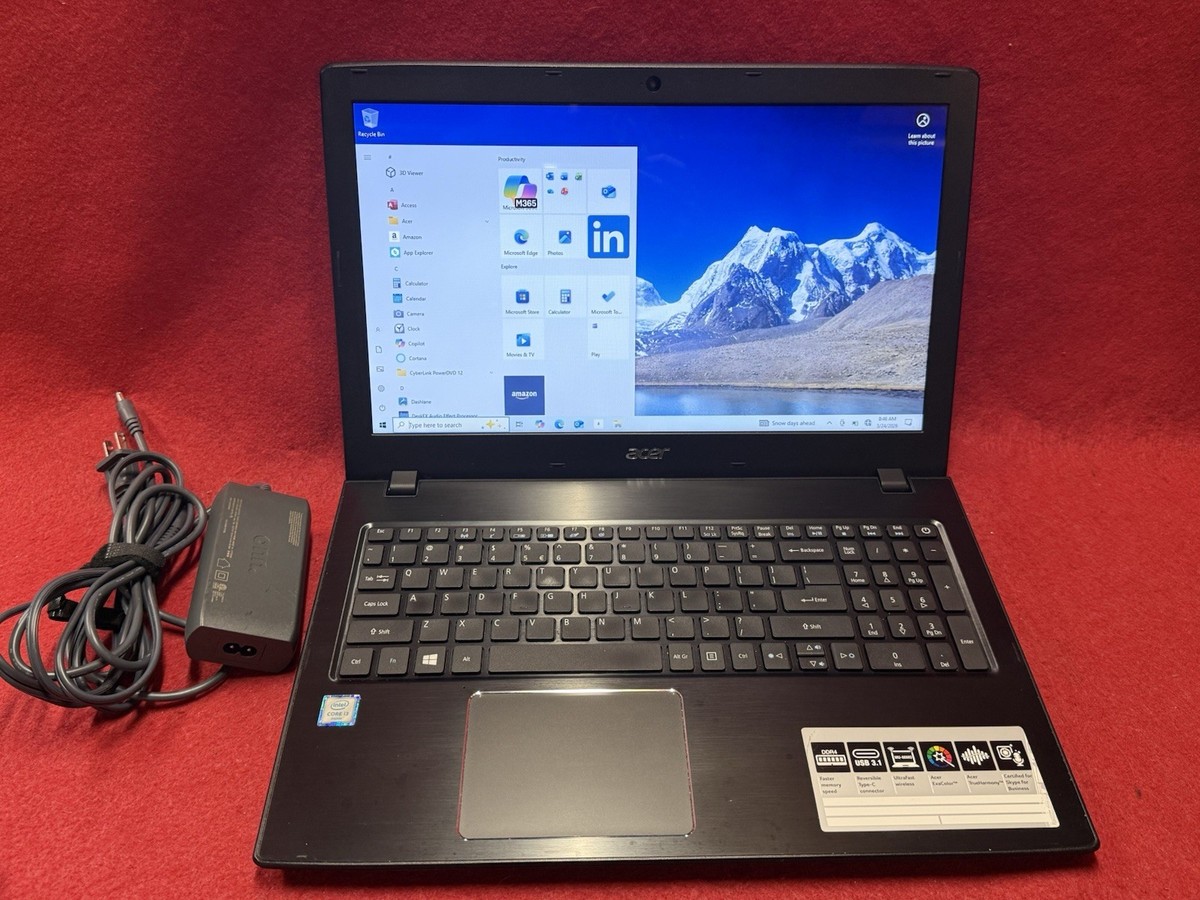 Acer laptop Aspire E5-575 Series Model N16Q2 8GB RAM 932GB HDD | eBay