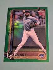 Maikel Garcia #USC70 2025 Topps Chrome Update True Green Refractor 93/99 Royals