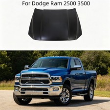 Replacement Hood For Dodge Ram 2500 3500 2019-2024 Primed Aluminum 68360786ae