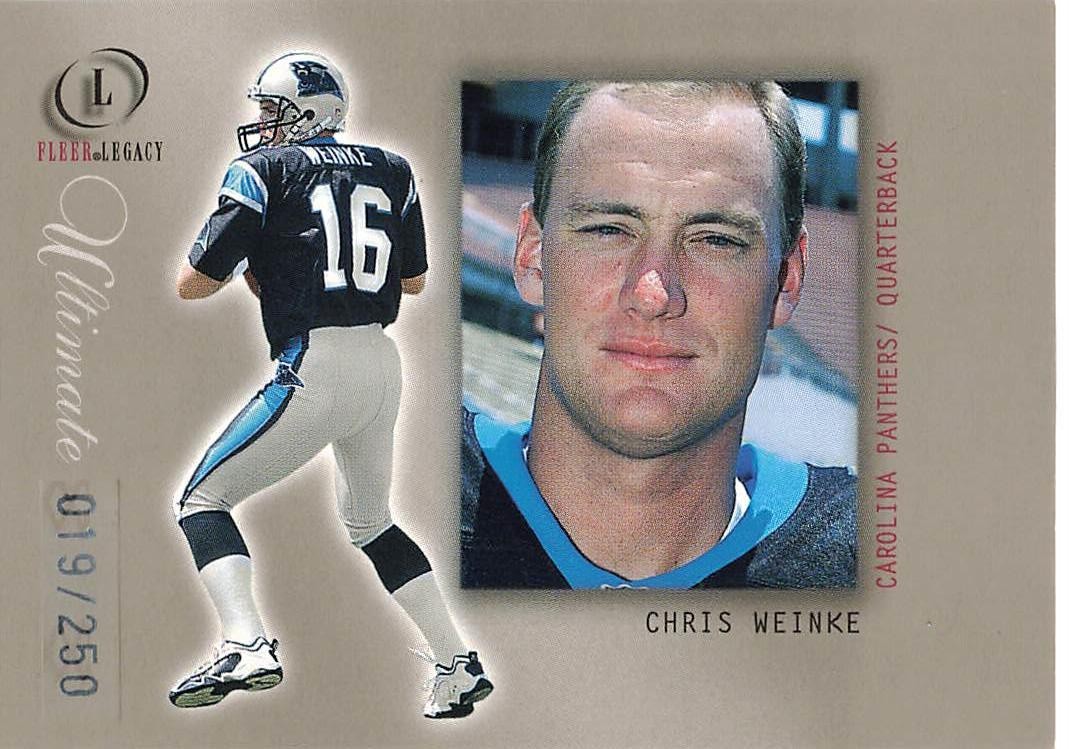 Chris Weinke Fleer Legacy #117 Ultimate Legacy