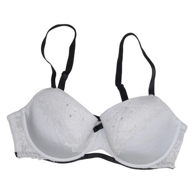 Hunkemöller, BH, Größe: 80D, Grau/Schwarz, Elasthan/Polyamid/Polyester #HQl