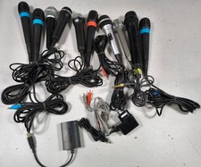 LOT OF 10 Various Brands  Models Microphone Used Working