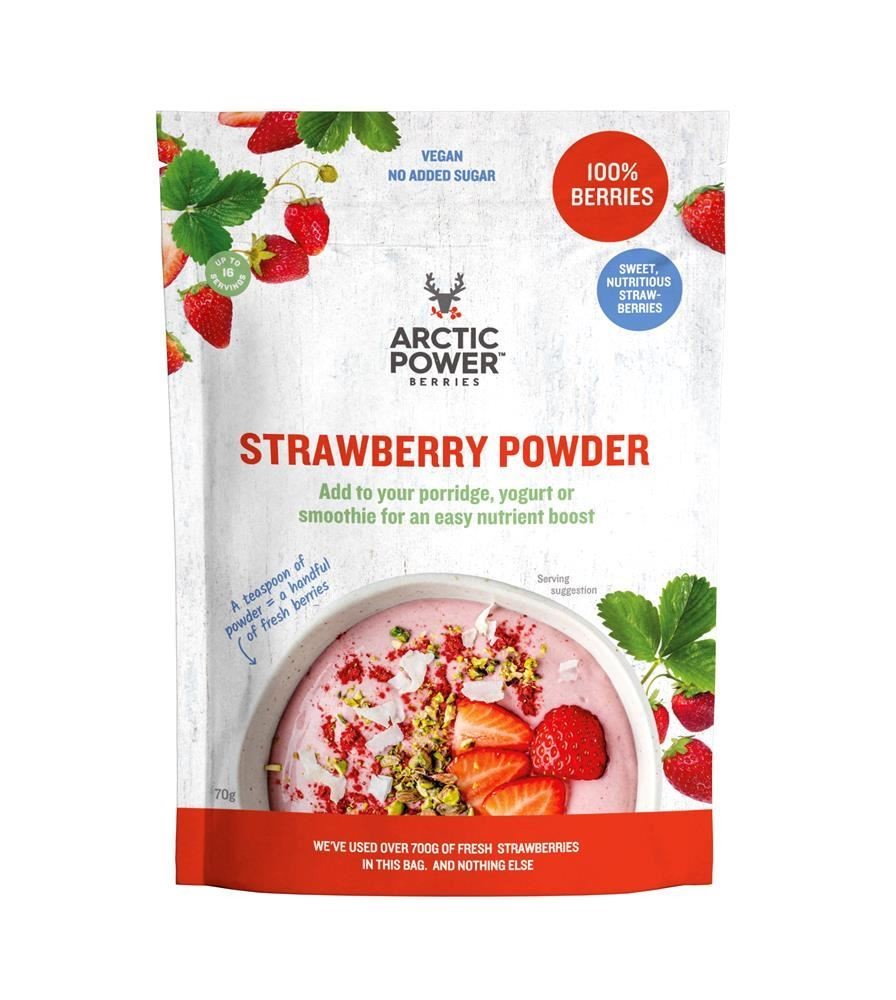 Arctic Power Berries Strawberry Powder 70g - 2 Pack