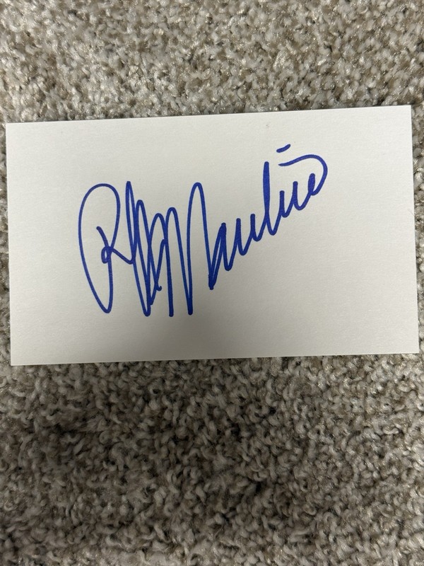Ralph Macchio “Karate Kid” Signed 3 x 5