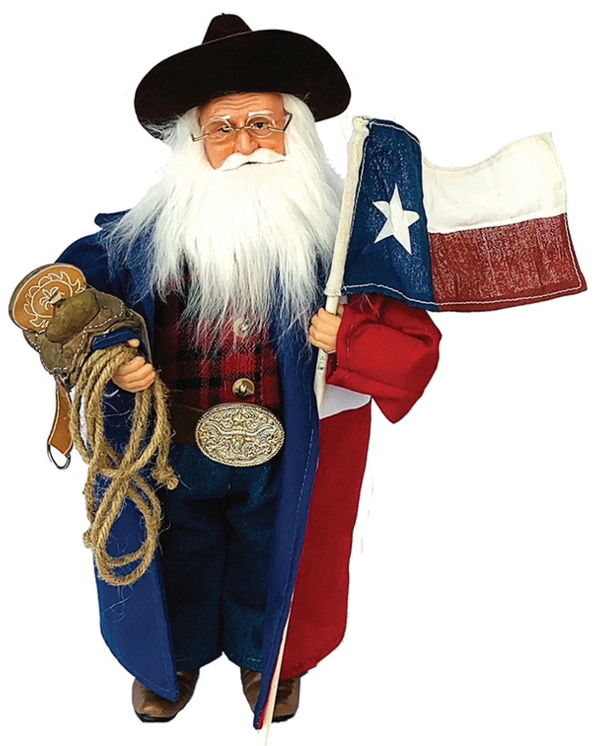 Santa's Workshop Texas Cowboy Santa Claus