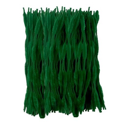 TOAOB 120Pcs Green Pipe Cleaners Bump Pipe Cleaners Chenille Stems Craft Supplie