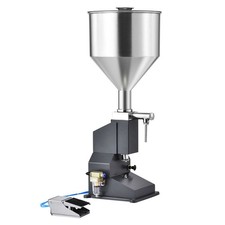Pneumatic Paste Liquid Filling Machine, 5 - 50ml Bottle Filler, Bottle Filling