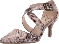 LifeStride Size 9 SEE THIS Reptile Embossed Pumps w/3" Heels Comfort Dress Shoes