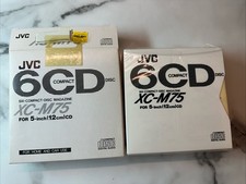 JVC XC-M75 Six 6 CD Compact Disc Magazine Holder New