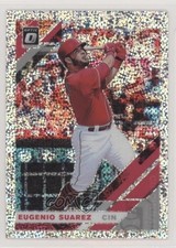 2019 Panini Donruss Optic White Sparkle Prizm Eugenio Suarez #124 4z8