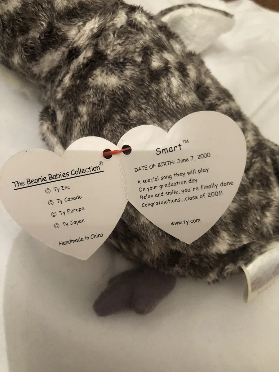 Ty Beanie Babies Smart The Owl Retired eBay