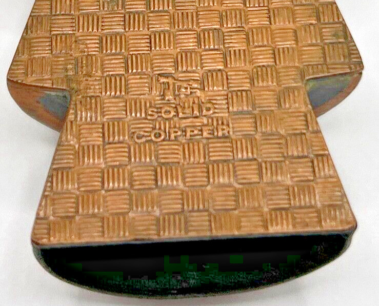 Vntg Bell Trading Post Solid Copper 3D Kachina Ne… - image 5