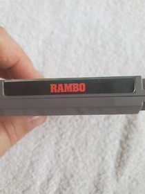 VINTAGE Nintendo NES Game Cartridge RAMBO GUARANTEED