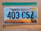 License Plate, North Dakota, Passenger, Bison--that's no bull! 403 CSZ