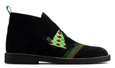 Clarks Desert Boot - Jamaica - Black Multi - 26155917 - Men's