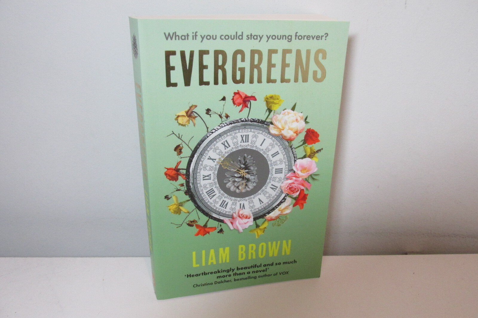 Evergreens by Liam Brown. Signed paperback edition, 2023.