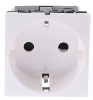 Each Legrand White 1 Gang Plug Socket 16a Type F - German Schuko 
