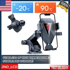 Black Car Air Vent/Dash Mount Cradle Holder Stand For Mobile Cell Phone GPS