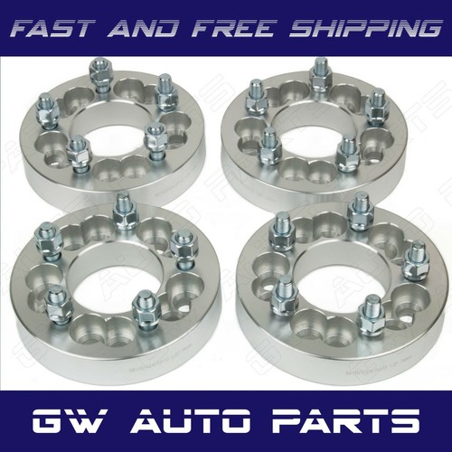 4PCs 1.25" WHEEL SPACER ADAPTERS 5X4.5 or 5X4.75 TO 5X5.5 CB74MM STUDS