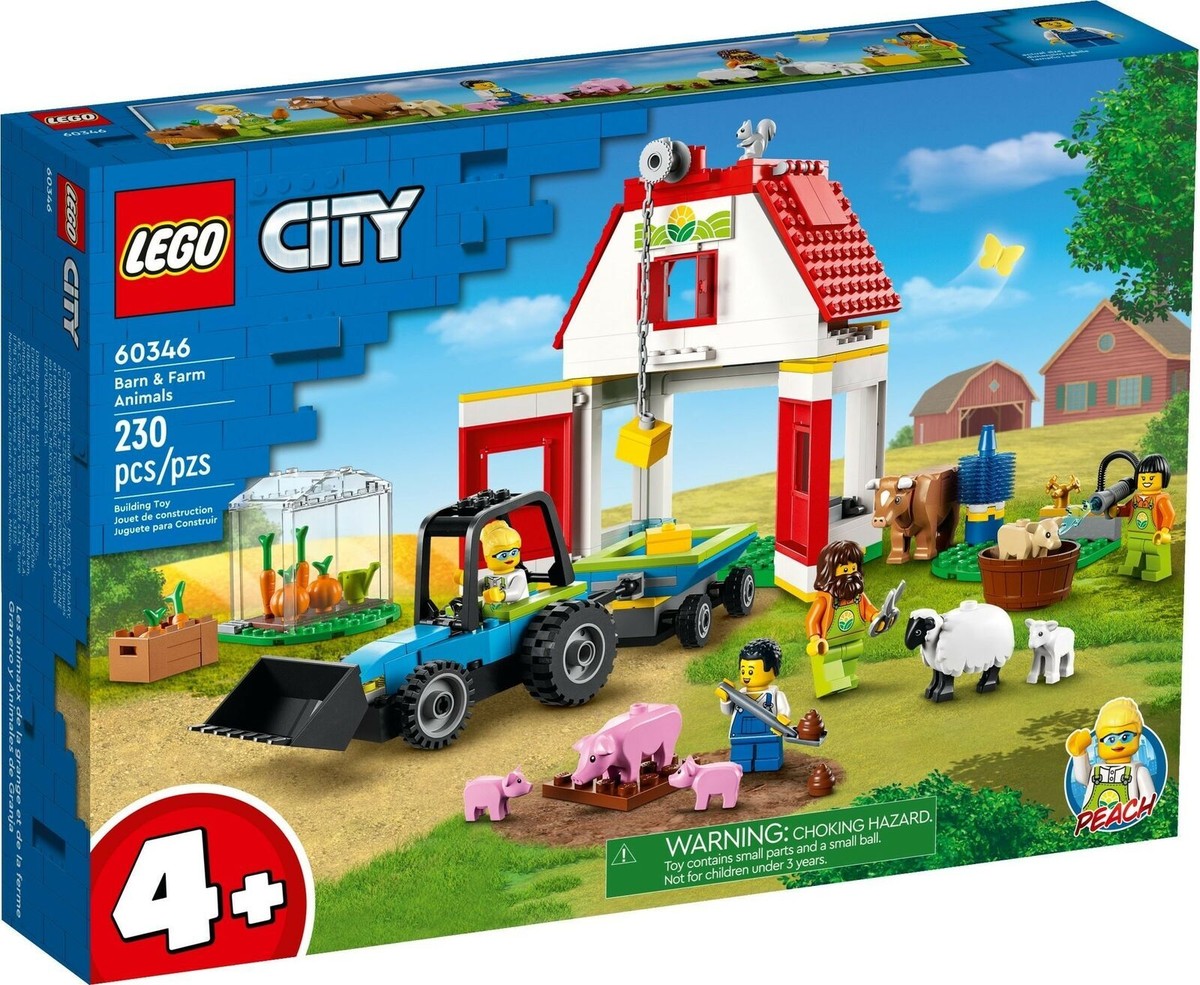 Lego City 60346 Barn Farm Animals NEW