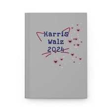 Harris Walz Cat Lover Hardcover Journal Matte