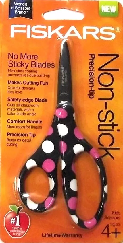 Fiskars 1243021001 Assorted Colors Safety Edge 5 Kids Scissors 1 Pair Only