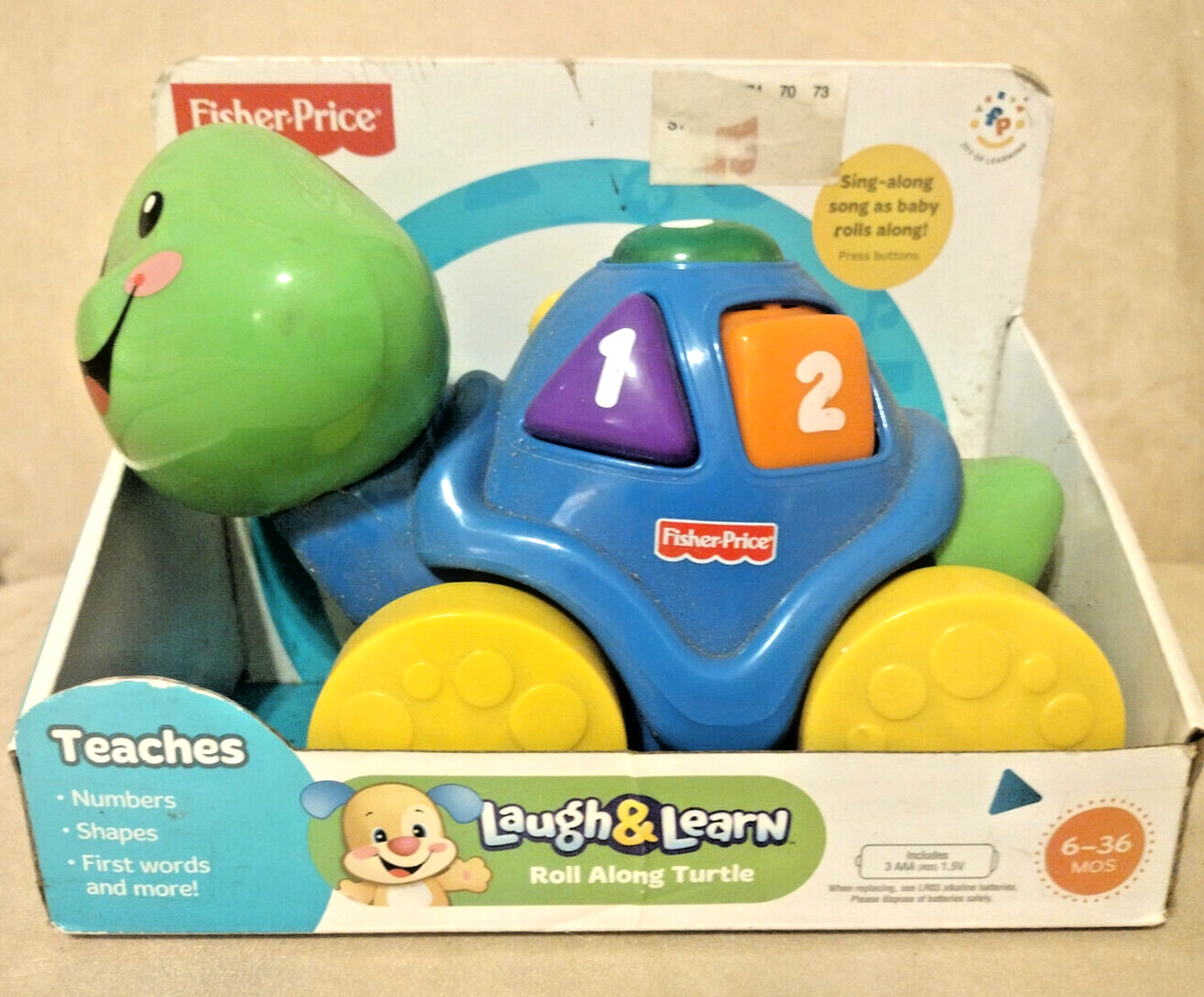 Fisher-Price Laugh & Learn Roll-Along Turtle New Rare! | eBay