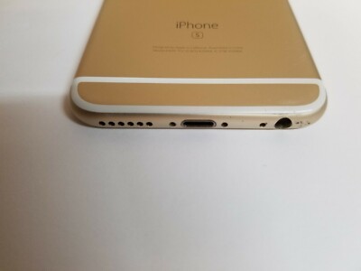 Genuine Iphone 6S Gold Frame Back Cover Main Camera Housing Power