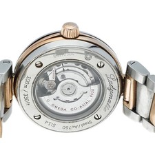 Omega De Ville Ladymatic 34 18k Rose Gold/Steel Brown Diamond Dial Women's Watch 6