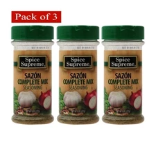 Spice Supreme Sazon Everything (Complete)Mix Seasoning, 8 oz (3pk)