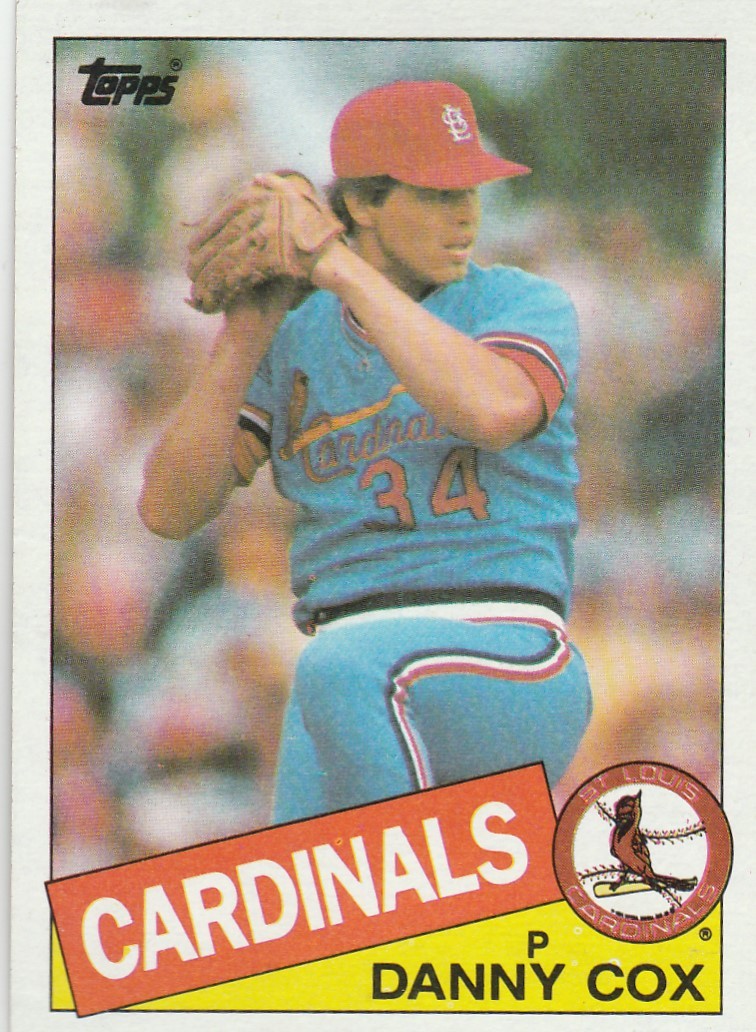FREE SHIPPING-MINT-1985 (CARDINALS) Topps #499 Danny Cox