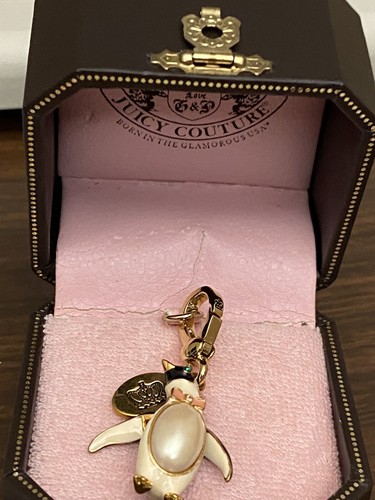 Nuevo con etiquetas y caja Juicy Couture Penguin edición limitada 2008 YJRU2403 movimiento de brazos vintage - Imagen 11 de 13