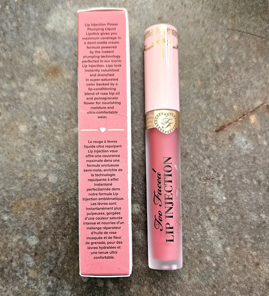 Too Faced BIG LIP ENERGY Lip Injection Power Plumping Cream Liquid Lipstick NIB! - Image 4 of 4